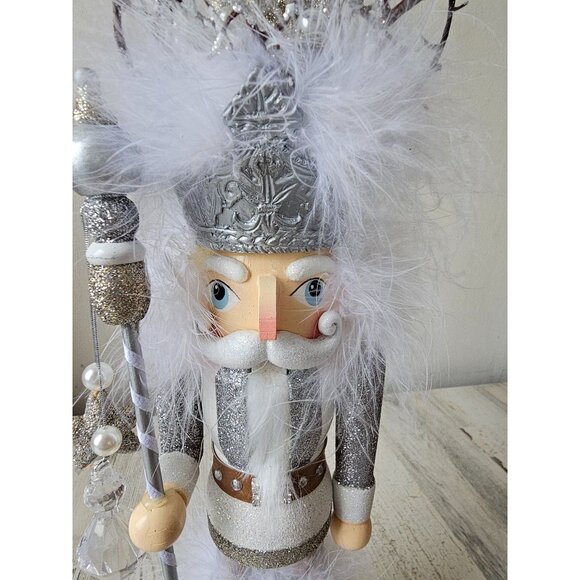 Kurt adler Holly nutcracker Hollywood glitter Castle Xmas decor vintage KSA star - Picture 4 of 10